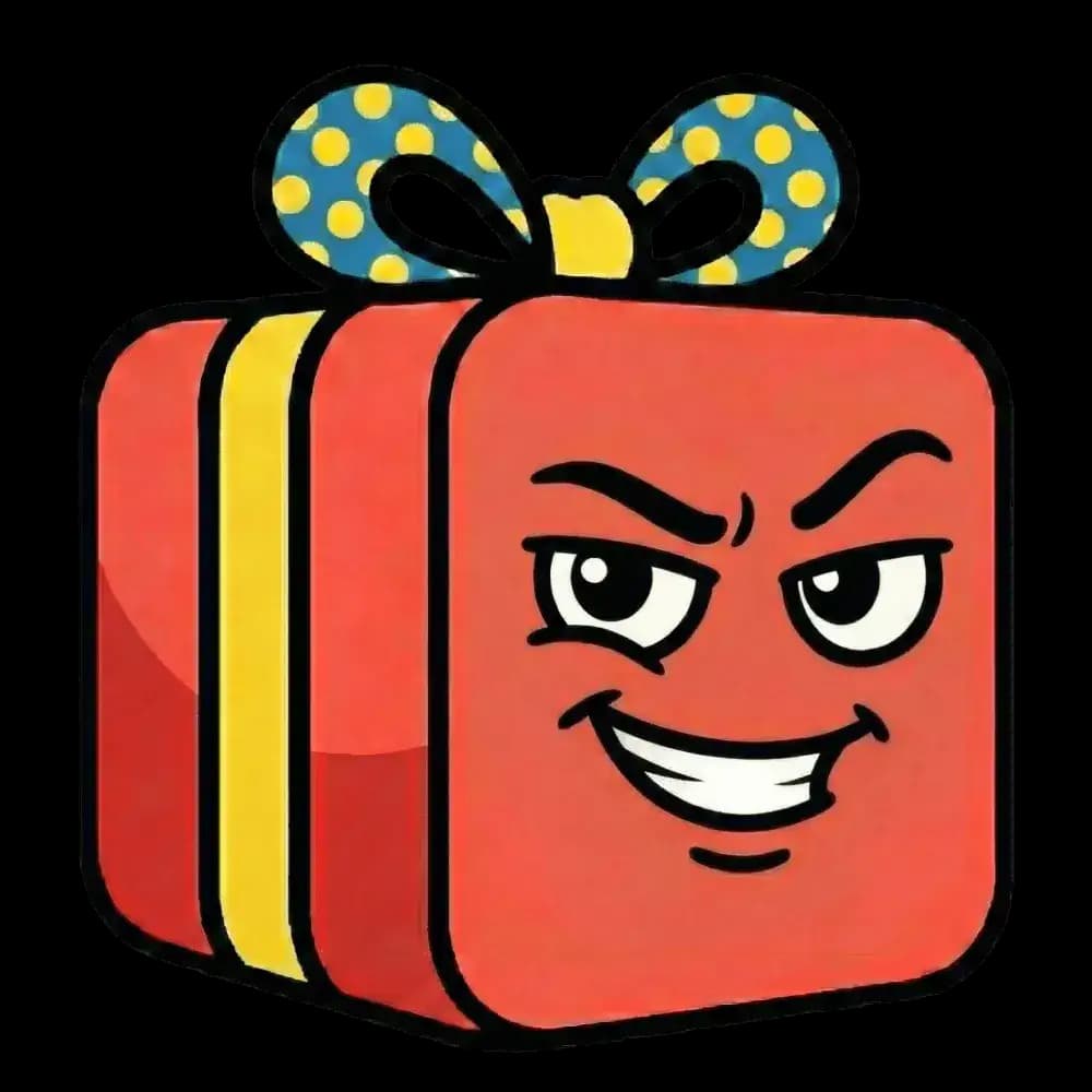 PettyPresent gift box mascot